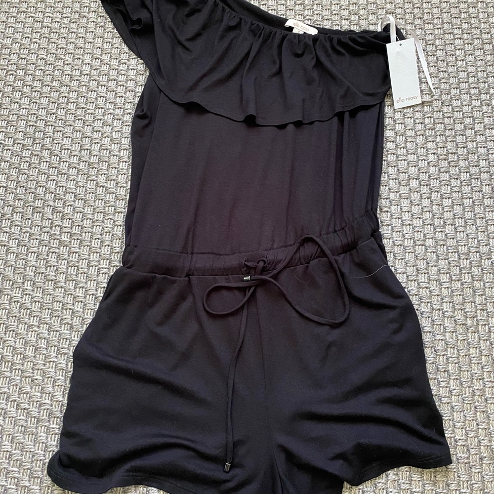Ella moss black romper